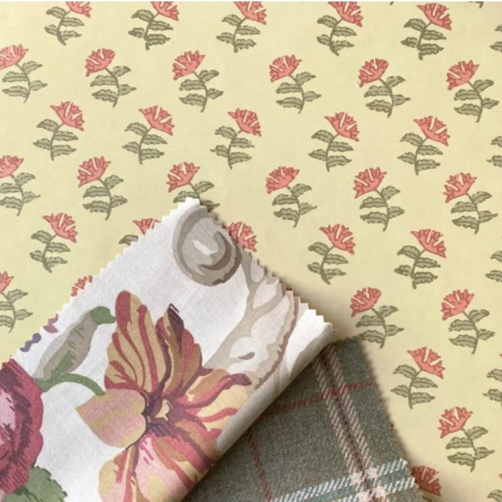 Mulberry Home Mulberry Sprig Wallpaper Roll – 70cm x 10m – Beige - NEW/Sealed